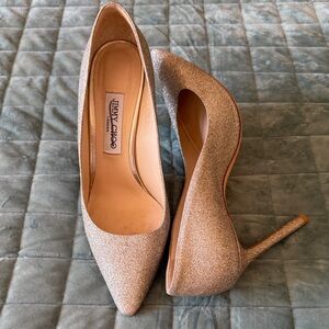 Jimmy Choo Glittering Silver Heels